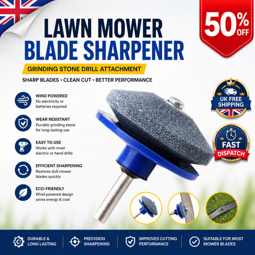 Lawn mower blade sharpener - lawn,