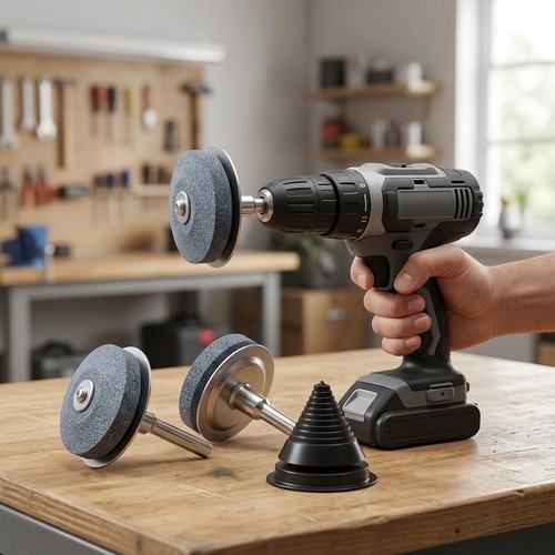Piece lawnmower sharpener - lawnmower,