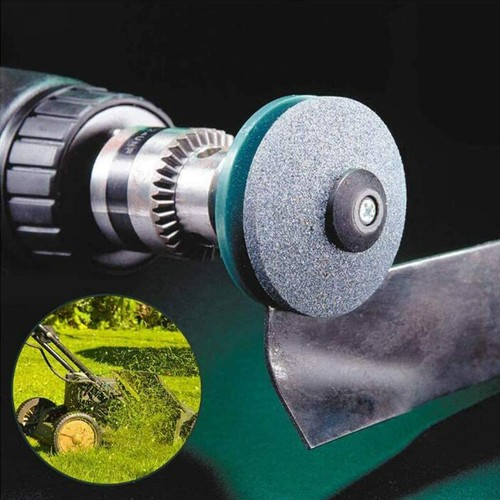 Lawn mower grinder wheel stone - mower,