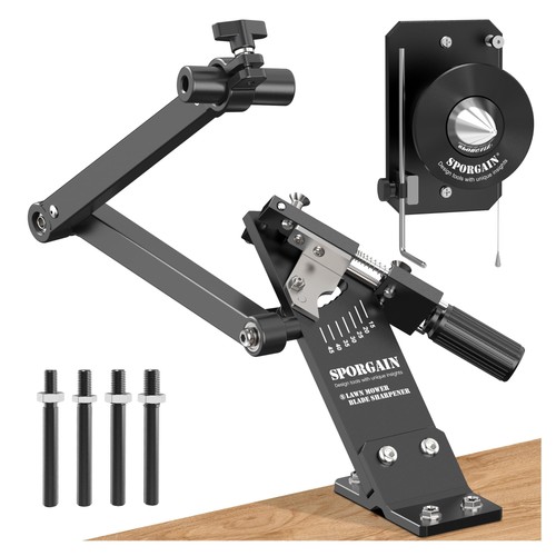 Lawn mower blade sharpener - lawn,