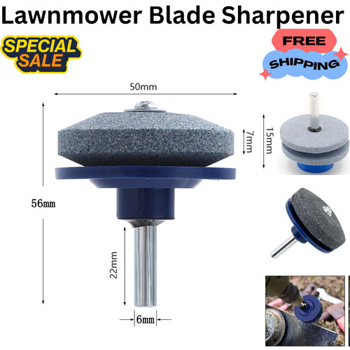 Lawnmower blade sharpener - lawnmower,